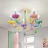 Ceiling Lights Coloured Crystal Lamp Children Bedroom Color Light American Style Home Living Room Modern Flush Mounted