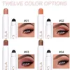 Eye Shadow/Liner Combination 12 Pcs Eyeshadow Stick Pro Waterproof Matte Pearl Shimmer Eyeshadow Pencil Long-Lasting Eye Shadow Stick Cream Eye Makeup Sticks 231120