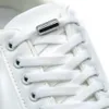 Peças de calçados Acessórios Cadarços sem cadarços com travas de metal Elástico plano adequado para calçados esportivos adultos e infantis de uso rápido em dias de preguiça 231121