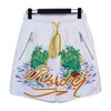 Deigner Clothing Short Caual American High Street Trend Brand Rhude Summer Fahion Caual Coconut Tree Print Looe Beach Nylon Split Short Men Running