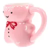 Mugs Christmas Gingerbread Man Cup Ceramic Coffee Decorative Milk Mug Xmas Party Favor 231120