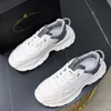 2023S Nieuwe mannen casual schoenen Bovenste koeienhuid stof wit zwart lederen sneaker lage top runner traienrs lace up luxe merk met doos 38-45EU fabriek