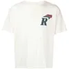 Roupas de moda de grife camisetas camisetas 2022 verão novo Rhude High Street impressão de alfabeto solto casual manga curta camisetas masculinas femininas tops de algodão streetwear