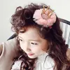 Hair Accessories Children's Clips Girls Princess Mesh Veil Head Flower Three-dimensional Crown Card Cute Headdresses