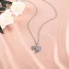 Pendant Necklaces Magnet Attract Each Other Couple Necklace Jewelry Choker Butterfly Love Heart For Lovers Men Women Girls Boy Lady Gift