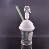 Starbucks Glass Bong Bubbler inebriante Dab Rigs Hookahs Fumar Tubo de água Dabber Tubo de fumaça seca com tubo de queimador de óleo de vidro de 14mm BJ