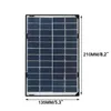 Chargers Outdoor 30W Portable Solar Panel 12V DC for Camera Security Supervision Yard Lamp Street Light Battery Charger Safe 231120