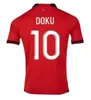 Ренн 23 24 Stade Rennais FC Soccer Jerseys Terrier Bourigeaud Doku Guirassy Camavinga Aguerd Santamaria niang 2023 Мужчины футбольные рубашки Maillots de Foot Kid