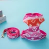 Collari per cani Guinzagli Vendita di articoli per animali domestici Cani da passeggio all'aperto Moda Pettorina e guinzaglio per cani Set Corgi Schnauzer Accessori per cani in cotone 231120