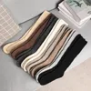 Socks Hosiery Women Long Cashmere Boot Solid Wool Thigh Stocking Skinny Casual Cotton Over Kneehigh Fluffy Female Knee Sock 231120