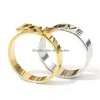Couple Rings Bk Lots 20Set40Pcs Lover Promise 316L Men Women Luxury Anniversary Charm Trend Party Gifts Accessories Jewelry Dhgarden Dhr4E