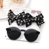 Hair Accessories 1 Set Lace Embroidered Hairclips Glasses For Kids Leopard Print Hairpins Girls Vintage Protective Sunglasses