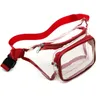 Midjespåsar Kvinnor Transparent Fanny Pack Belt Bag Travel Hip Bum Liten Purse Chest Pho