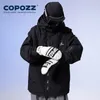 屋外の帽子Copozz Thingulate Ski Glove Men Windproof Broof Waterproof Thermal Winter Warm Snow Mittens Snowboard Accessories 231121