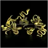 Bandringen Groothandel 30 stks Mix Gold Snake Punk Alloy Fit For Women Men Gothic Cool Vintage Gifts Sieraden Drop Delivery Ring Dhgarden Dhthd