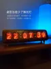 Table Clocks Former Soviet Union IN12 Glow Nixie Tube Clock Mobile Phone Bluetooth Control Electronic True