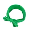 Hair Accessories 1pcs Baby Nylon Bow Headband For Kids Girls Elastic Knot Turban Hairbands Handmade Headwear