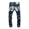 DSQ Phantom Turtle Jeans masculino Jeans Italiano Jeans Skinny Ripped Guy Caso Causal Hole Jeans Fit Fit Men Washed calça 65217