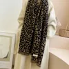 Scarves MoriBty Winter Plaid Imitation Cashmere Scarf Women Luxury Leopard Print Tassle Shawl Wraps Warm Pashmina Hijab Sjaal for Ladies 231120