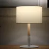 Tischlampen Stilvolle Stofflampe Nordisches Wohnzimmer Schlafzimmer Nachttischlampe Warme Romantische Schreibtischlampen aus Schmiedeeisen aus Holz Deco De Chambre