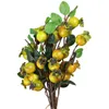 Dekorative Blumen, künstliche Blumenarrangements, Weihnachtspicks, Zubehör, Fruchtsimulation, Granatapfelblume