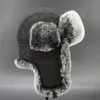 Beanieskull Caps冬のぬいぐるみの女性のための豪華な爆撃帽子模倣フェイクファーロシアのUshanka Cap Northeast Unisex Warm Snow Bonnet Earflap 231120