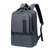 Ryggsäck för resande män ryggsäckar affärer utbyggbar bärbar bärbar ryggsäckväska med USB -laddningsport mochila