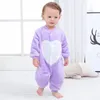 Rompertjes Baby rompertjes Winter Flanel dwarsliggers Jongens nachtkleding Meisjes slaappakjes Peuter Eendelige pyjama Fleece Kinderen Warm Roupa Bedrukt 231120