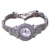 Montres-bracelets Jade Angel pour femme Style vintage Marcassite Bracelet en argent sterling Montre-bracelet pour femme