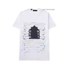 Modemerk CH Men's T Shirts Kleur Overlap Sanskriet Horseshoe Print Designer Classic Cross Retro Cotton Short Sleeveved Tops Street Hip-Hop Couples T-Shirt