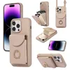 Crossbody Chain Magnetic Lychee Pattern Vogue Phone Case for iPhone 14 13 12 11 Pro Max Adjustable Lanyard Multiple Card Slots Solid Leather Wallet Bracket Back Cover