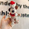 Dekoracje świąteczne Czerwone Śliczne wieszak na pies wisiorka brelowa szalik hat zabawki wesoły dekoracja domowa dziecięca prezenty 231121