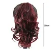 Accesorios para el cabello Peluca de mujer Garra Agarre fuerte Dientes cruzados Anti-rotura Antideslizante Decoración de encaje Elástico Primavera Color sólido Cola de caballo falsa Acceso para dama