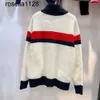 2023 Maglioni firmati da uomo Casual Nuovo colore a contrasto Manica lunga Autunno Marchio di moda Classico Pullover da donna Maglione da donna