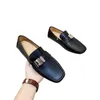 Original sko lyxiga manliga lägenheter loafers svart patent läder svart guld designer loafers handgjorda tofs män formell klubb bröllop fest sko mens storlek 38-46