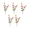 Decorazione per feste Uovo di Pasqua Picks Fiore Albero Rami artificiali Decor Decorazioni floreali Disposizione Ramo Uova Steli Ornamento falso