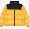 Men's Puffer Jacket Designer Down Filled Clothing Women's Jackets Hooded Zipper Windbreaker Fabric Thickened Warm Tops Outerwear Down