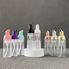 Bottiglie di schiuma in plastica Bottiglia con pompa schiumogena Dispenser di schiuma da 60 ml Bottiglie da viaggio vuote ricaricabili per pulizia shampoo per le mani Aeroporto Trav Rtgn