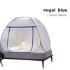 Myggnät Mongolisk Yurt Portable InstallationFree foldbar hushålls Antifall Encryption DoubleLayer Ventilation Tält 230420