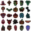 50 PZ Neon Halloween Horror Adesivi Per Skateboard Auto Frigo Casco Ipad Bicicletta Telefono Moto PS4 Libro Pvc Decalcomanie FAI DA TE Giocattoli Decor