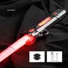 Espada láser de juguete con música ligera para niños, espada luminosa escalable de Star Wars, espada de plástico en 7 colores, regalos de cumpleaños para niños al aire libre