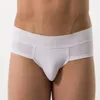 Mutande Slip traspiranti in cotone maschile Comode mutandine convesse con elastico a vita bassa Lingerie per esercizi di sollevamento dell'anca