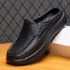 Slip Sandals Slip Tutma Eva Loafers Hafif Ayakkabılar Yumuşak Cook Erkekler Slippers 80 123 PERS IZE başına büyük boyut