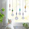 Trädgårdsdekorationer H D 6 st Crystal Garden Suncatchers Hängande prydnad Rainbow Maker Crystals Ball Prisms Pendant For Home Garden Window Decor 231120