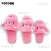 Slippare Halloween Bat Talltor Pumpa Talltor Wever Winter Plush Flat House Slides Cartoon Cute Furry Flip Flop Man Halloween Shoes T231121