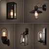 Lampa ścienna Kute żelazna głowa sypialni studiowanie sypialni American Sieci Balcony Edison Light i latarnie