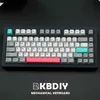 Claviers KBDiy GMK Keycap DYE-SUB PBT Keycap GMK 9009 moderne Dolch-Light rétro cerise profil ISO Keycaps pour clavier mécanique personnalisé Q231121