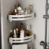 Mensole da bagno Mensola senza trapano in bagno per shampoo Toilette Doccia a parete Mensole ad angolo Porta shampoo Accessori bagno 230421