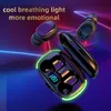 Y70 TWS Auricolari Bluetooth Cuffie senza fili Mini Sport Gioco Auricolari Cuffie con microfono Touch Control Display LED