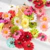 Mini marguerite artificielle en soie, 100 pièces, 4CM, fleurs décoratives, pour fête de mariage, décoration de maison, couronne de noël, faux tournesol Er